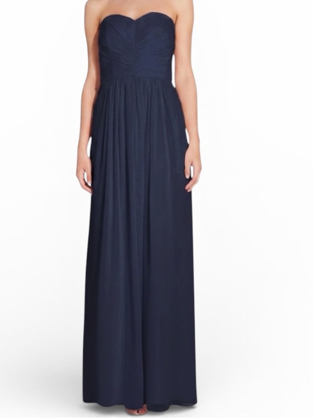 Weddington Way Navy Strapless Gathered‎ Maxi Skirt